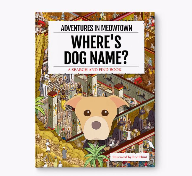 Personalised American Staffordshire Terrier Book: Where's Dog Name? Volume 2